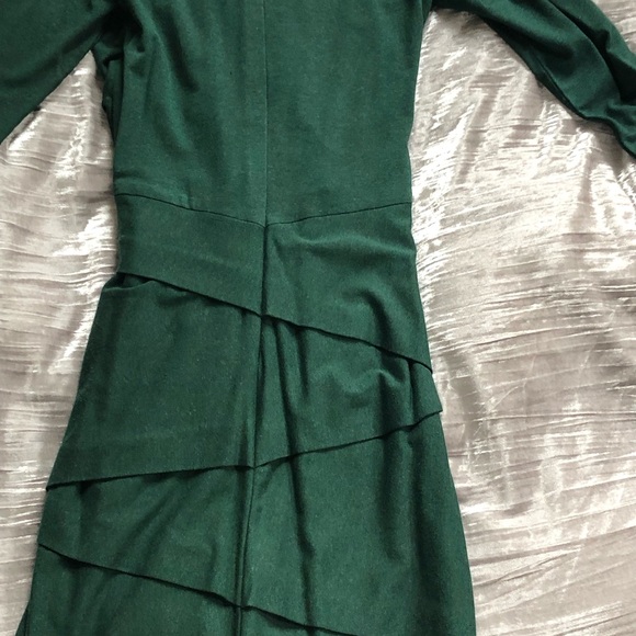 Nicole miller green long sleeve dress - Picture 5 of 5